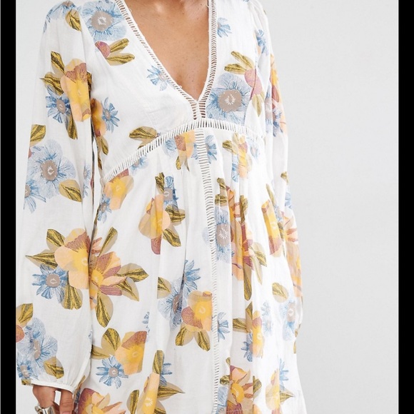 Free People strawberry fields smock dress - Picture 2 of 9